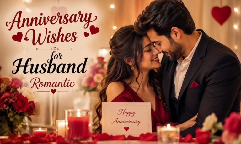 Anniversary Wishes for Husband Romantic