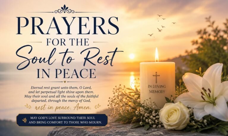 Prayers for the Soul to Rest in Peace