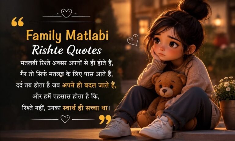 Family Matlabi Rishte Quotes